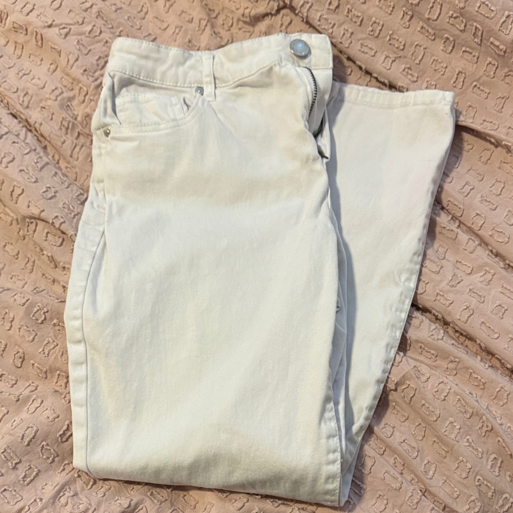 Crown & Ivy Women's White Jeans